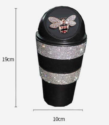 Diamond Swan Car Storage & Waste Bin