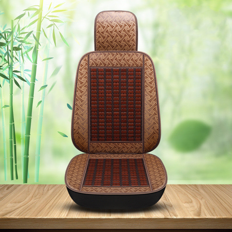 Premium Bamboo Car Seat Cushion for Summer Driving