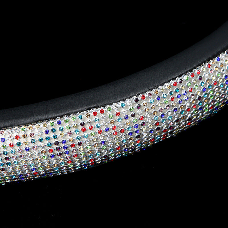Diamond Luxe Steering Wheel Cover for Women