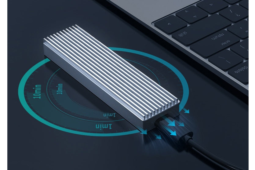 M.2 NVMe External Hard Drive Enclosure - USB 3.1 10Gbps