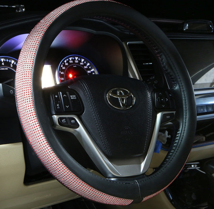 Diamond Luxe Steering Wheel Cover for Women
