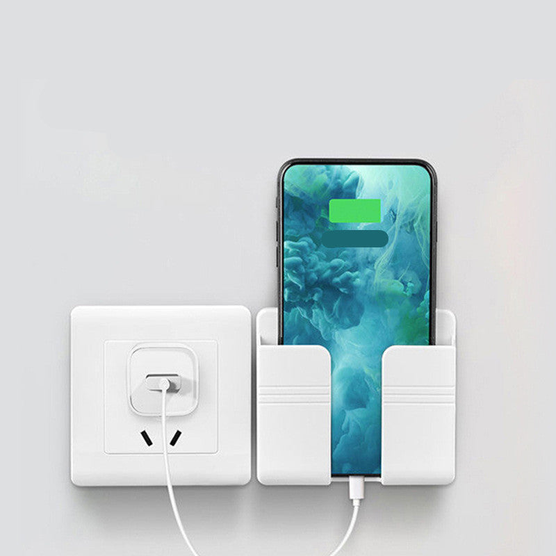 Wall-Mounted Charging & Storage Rack for Mobile Phones