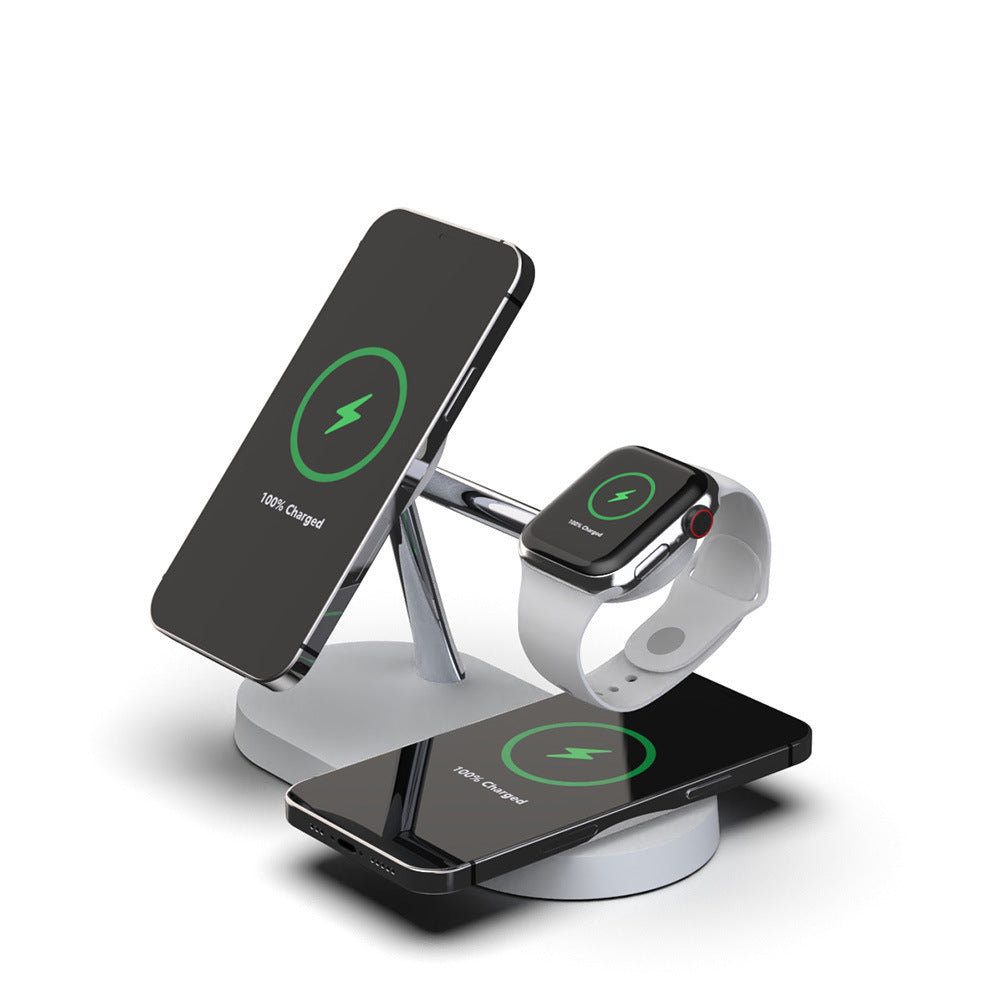 5-in-1 Magnetic Wireless Charging Stand with Night Light