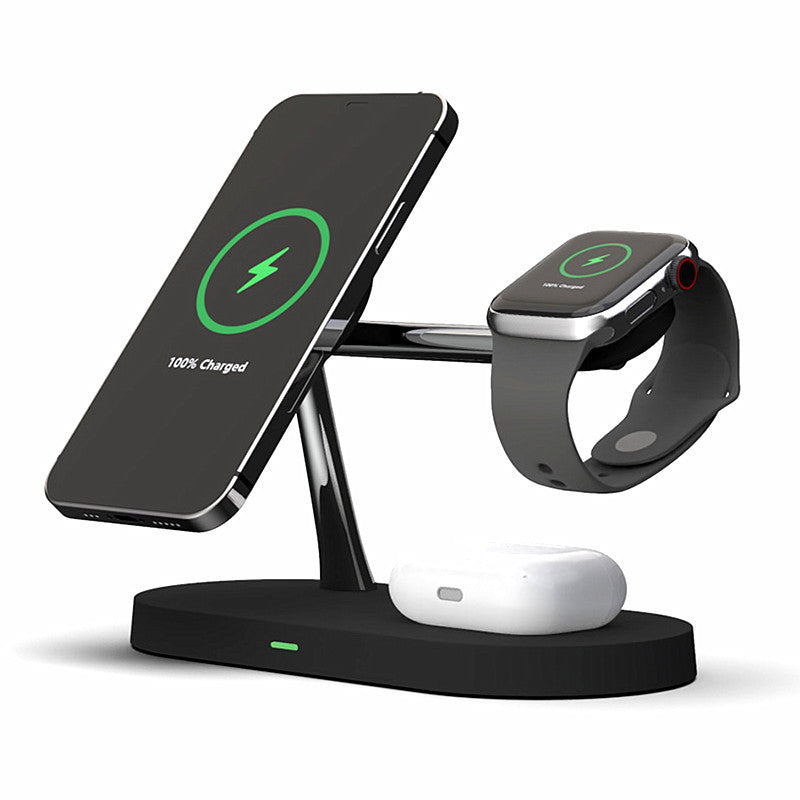 5-in-1 Magnetic Wireless Charging Stand with Night Light