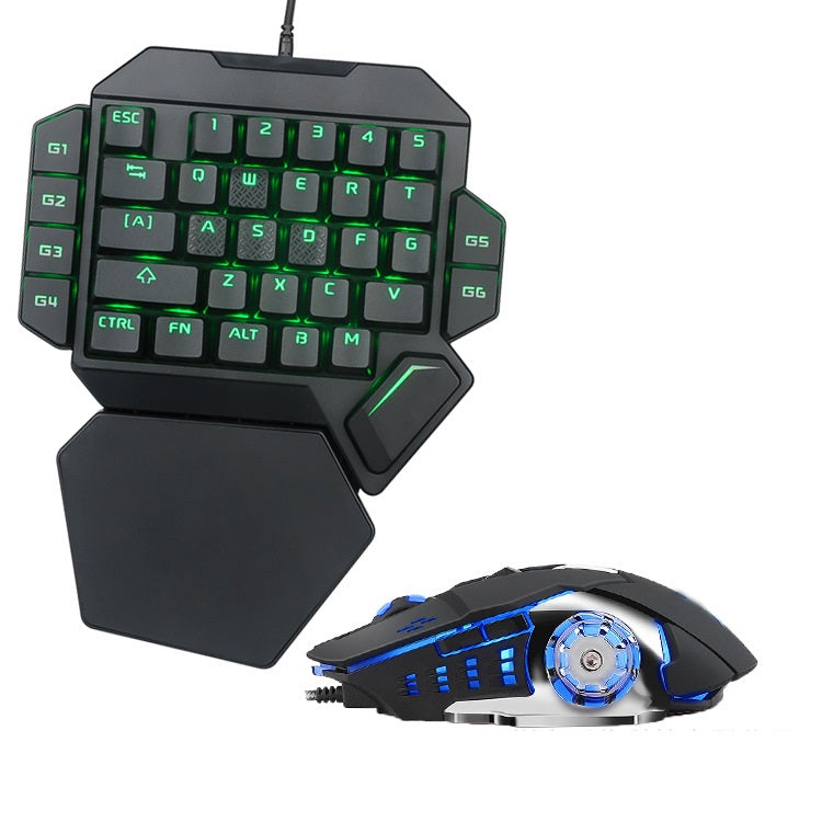 Eat Chicken One-handed Mechanical Keyboard for Mobile Gaming