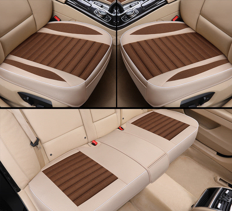 Premium Flax Car Seat Cushion – Universal Fit