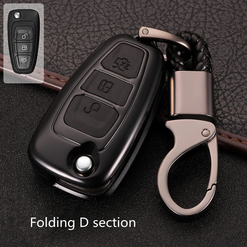 Premium Silicone & Carbon Fiber Key Cover for Ford Maverick