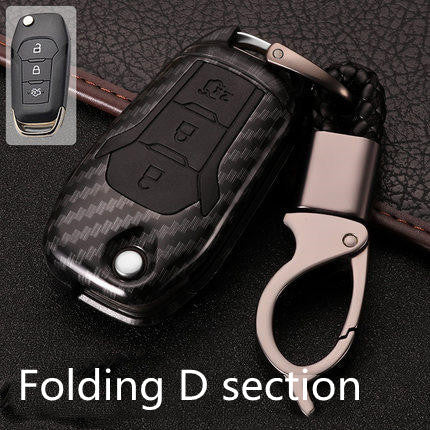 Premium Silicone & Carbon Fiber Key Cover for Ford Maverick