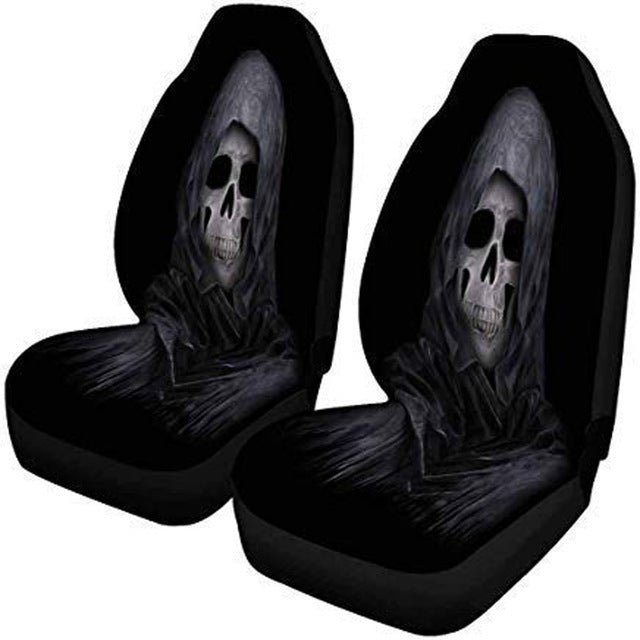 Premium Skull Print Universal Car Seat Covers