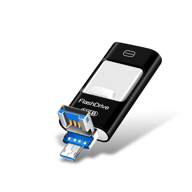 Android Mobile Phone U Disk - 3-in-1 OTG USB 3.0 Flash Drive (Up to 64GB)