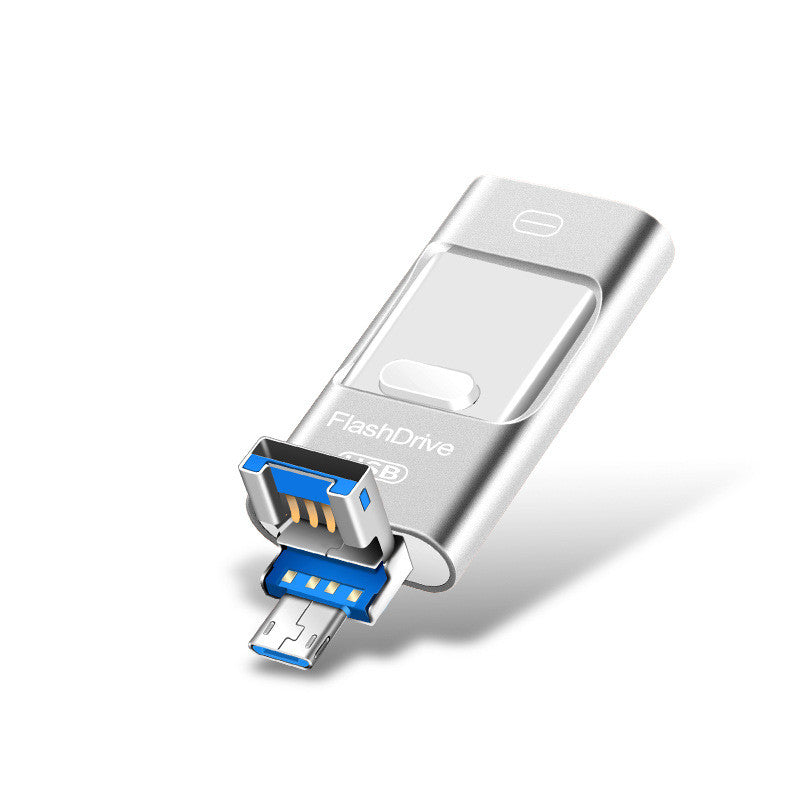 Android Mobile Phone U Disk - 3-in-1 OTG USB 3.0 Flash Drive (Up to 64GB)