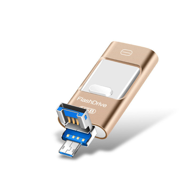 Android Mobile Phone U Disk - 3-in-1 OTG USB 3.0 Flash Drive (Up to 64GB)