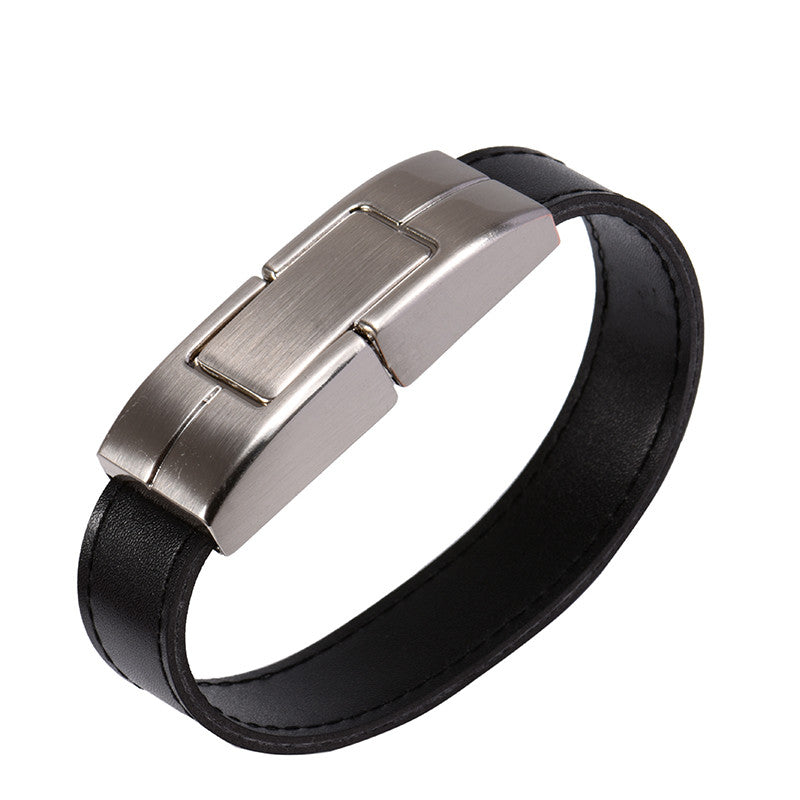 Customizable Leather USB Flash Drive - Premium Data Storage
