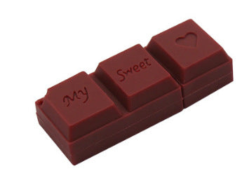 Chocolate Bar PVC USB Flash Drive