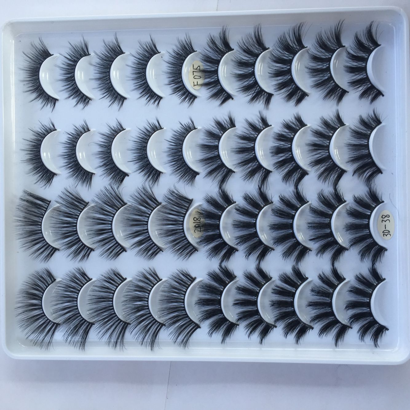 Handcrafted 3D Multi-Layer Mixed False Eyelashes - 20 Pairs