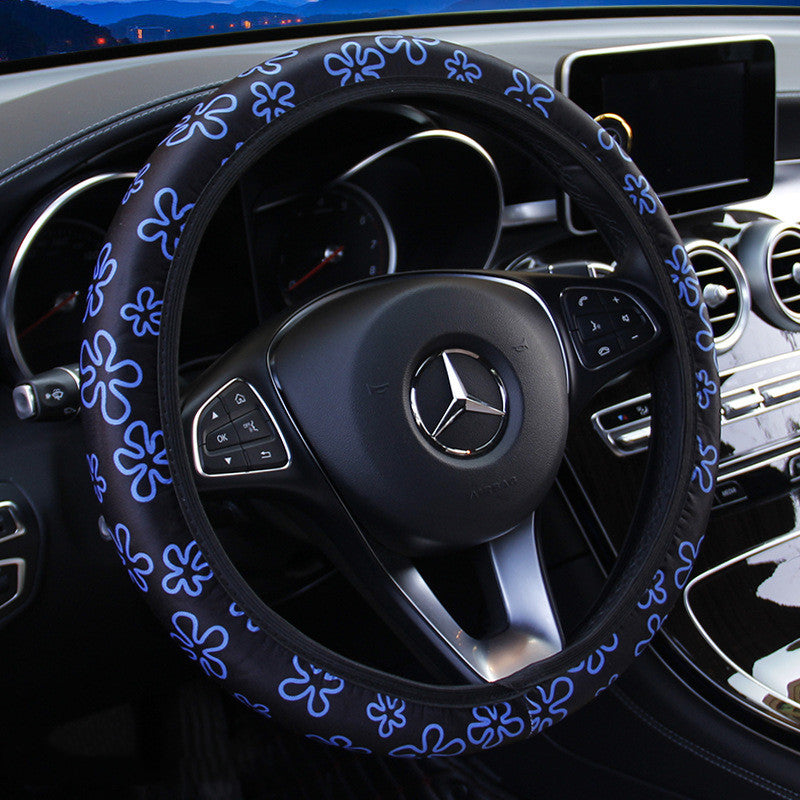 Beetle Print Steering Wheel Cover