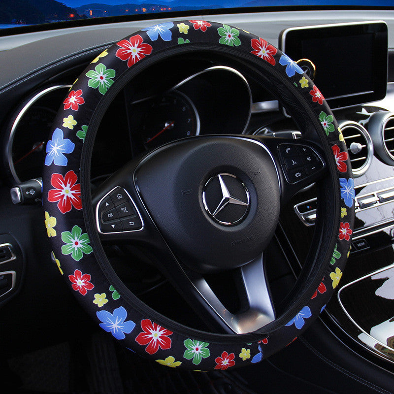 Beetle Print Steering Wheel Cover