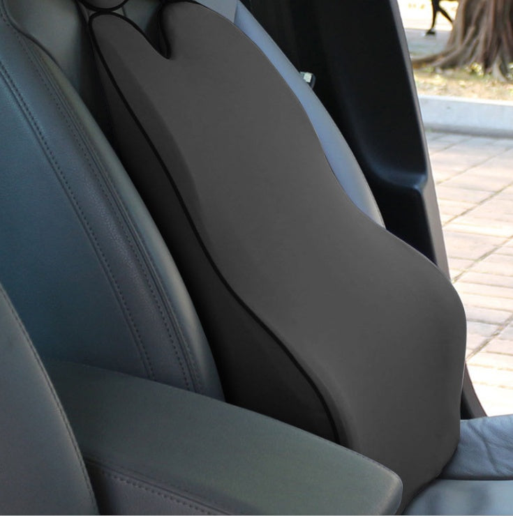 Premium Memory Foam Car Neck & Lumbar Support Set