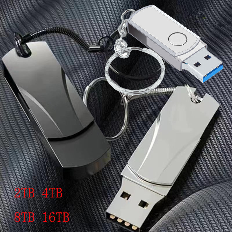 High-Capacity Metal USB Drive - 1TB to 16TB