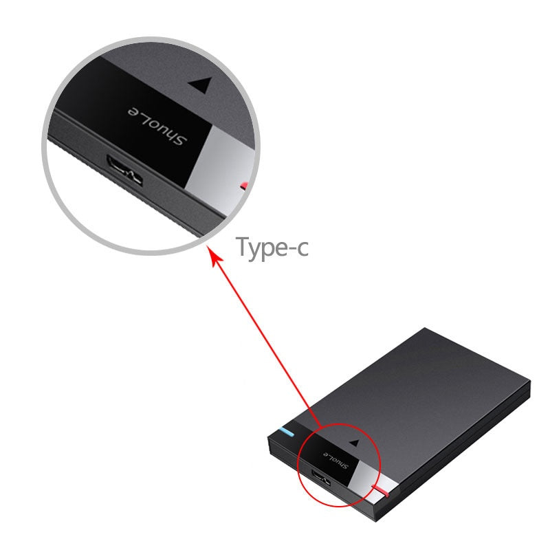 High-Speed USB 3.0 External Hard Disk Enclosure