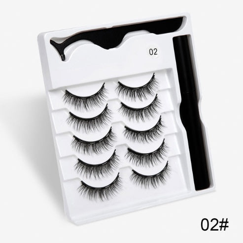 Luxurious Magnetic False Eyelashes - Effortless Beauty