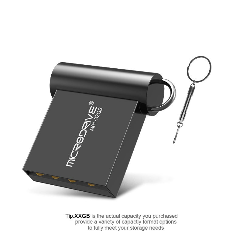 Mini Metal USB Flash Drive - Portable & Durable Data Storage