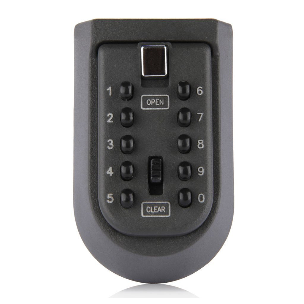 Cross-border Password Key Box Wall-mounted Metal Box Password Box Key Lock Box Outdoor Waterproof Storage Anti-theft Storage Box