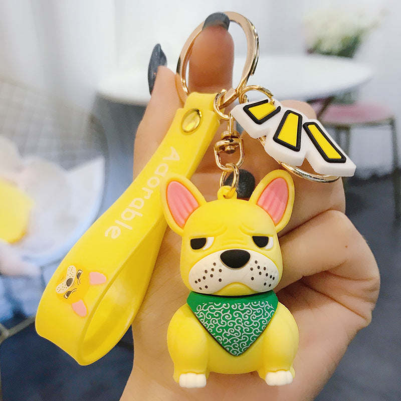 Chic French Bucket Keychain