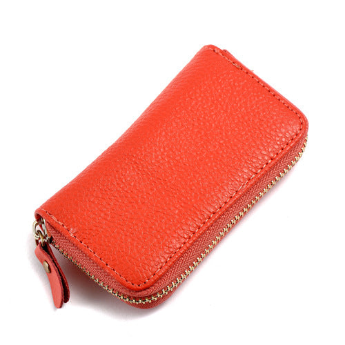 Premium Leather Car Key Holder & Card Case