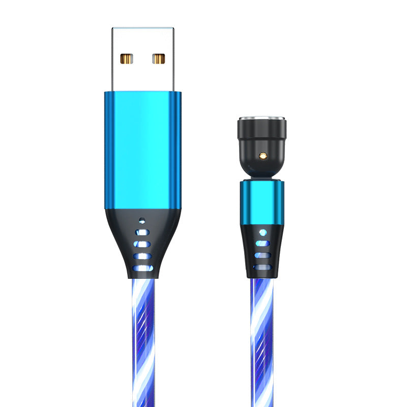 540° Rotating Magnetic LED Charging Cable