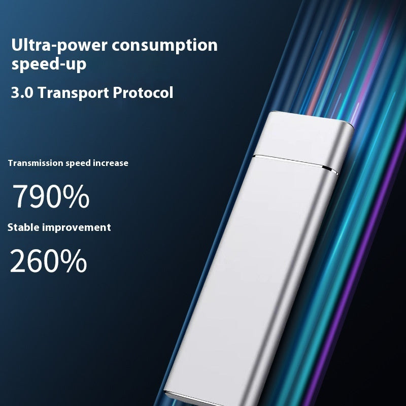 Ultra Slim Portable External Solid State Drive High Speed SSD for Mobile Phone and Computer