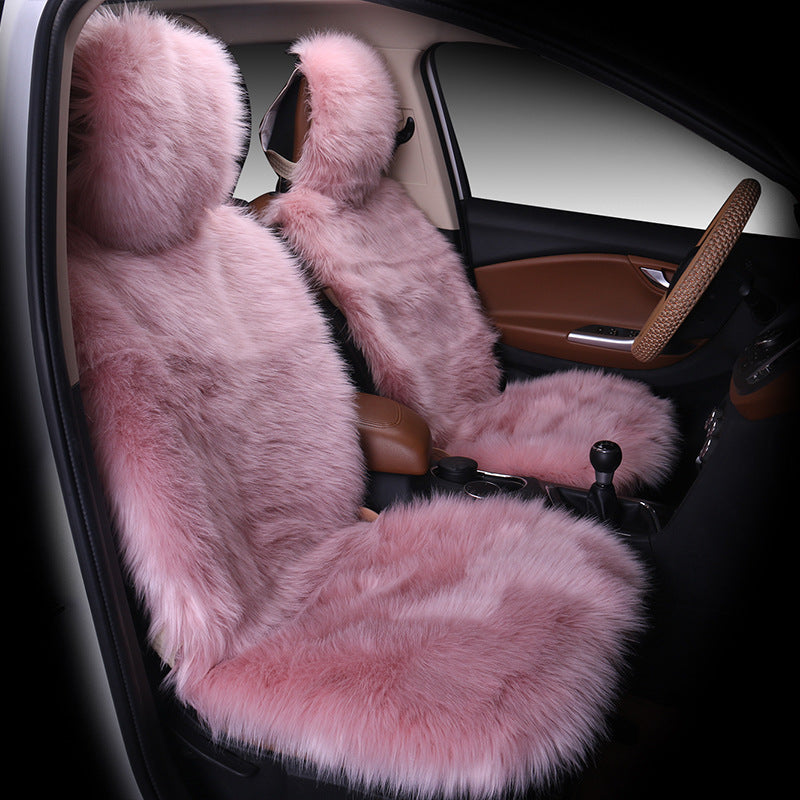 Premium Plush Car Seat Cushion - Universal Winter Comfort