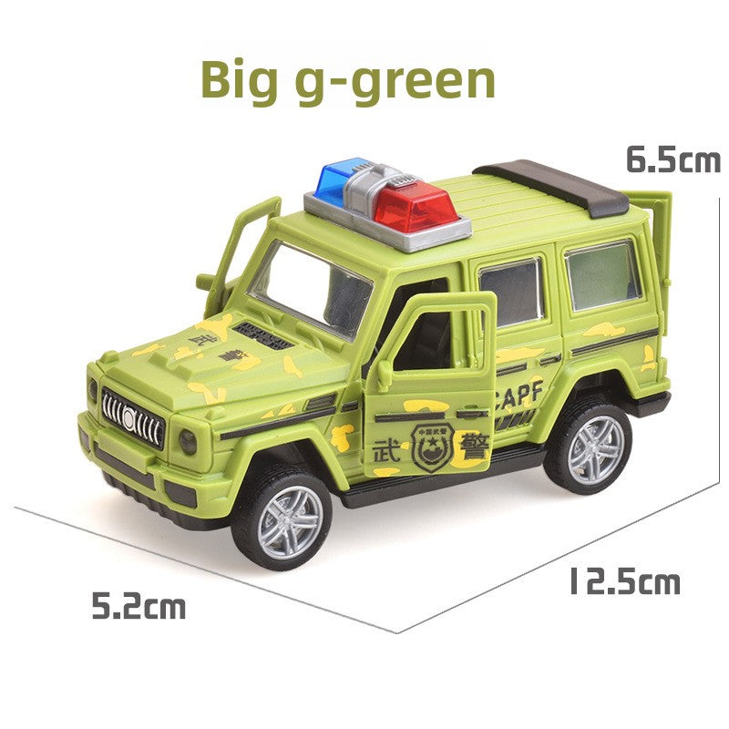 Toy car, excavator, inertial off-road vehicle