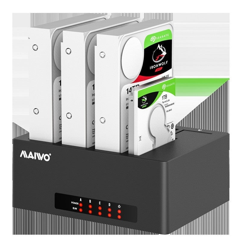 Dual-Disk 2.5/3.5-Inch SATA Hard Disk Dock and Offline Copier