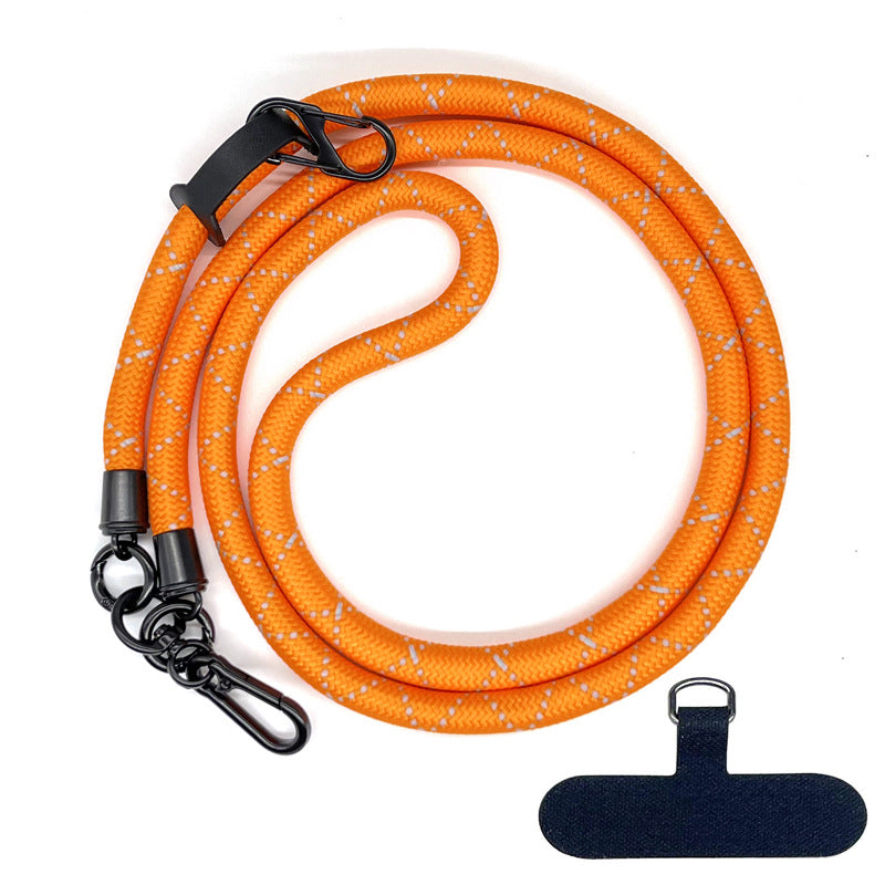10MM Climbing Rope Mobile Phone Lanyard Gasket Adjustable Crossbody Mobile Phone Strap Camera Strap Rope Anti-lost Neck Rope