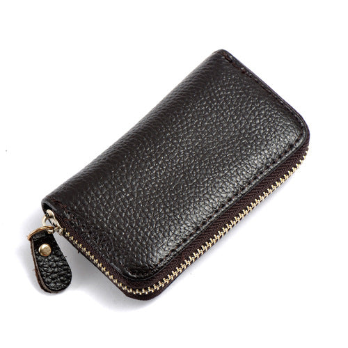 Premium Leather Car Key Holder & Card Case