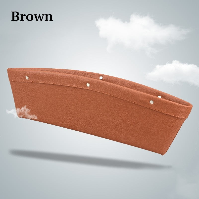 Premium PU Leather Car Seat Gap Organizer
