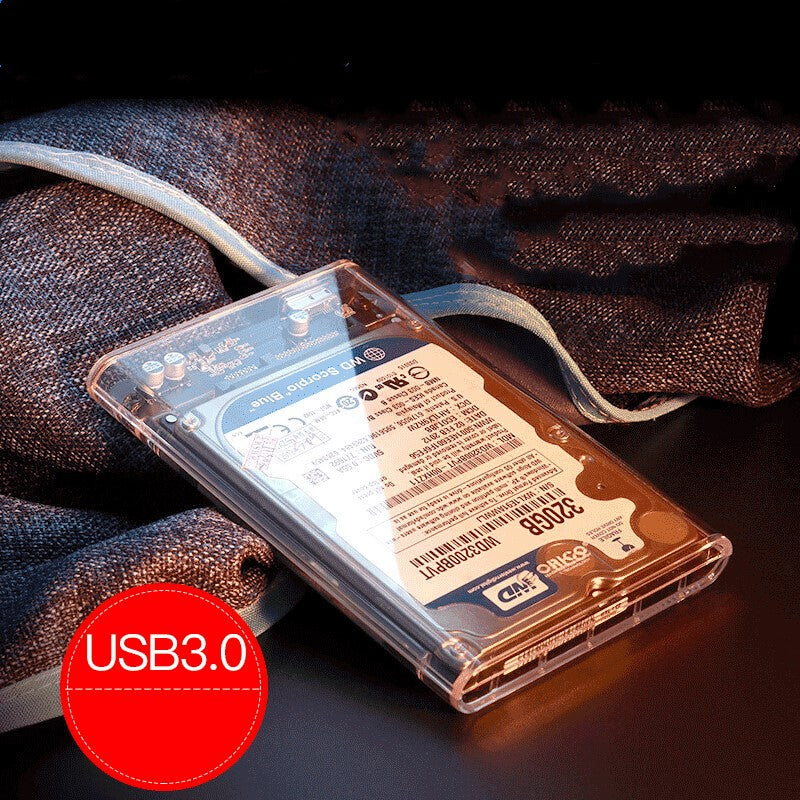 ORICO 2.5" Transparent USB 3.0 Hard Drive Enclosure