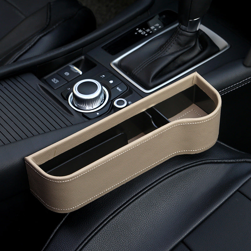 Premium Leather Car Storage Organizer