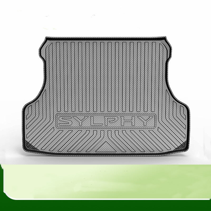 Carbon Fiber Pattern TPE Car Trunk Mat