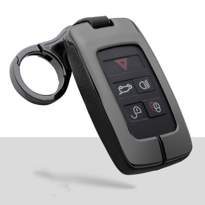 Premium Zinc Alloy & Leather Key Case for Land Rover / Jaguar
