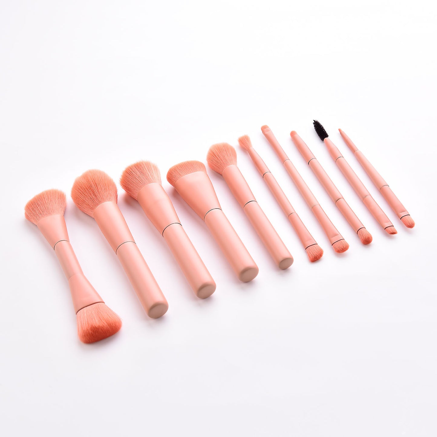 Complete 10-Piece Professional Makeup Brush Set