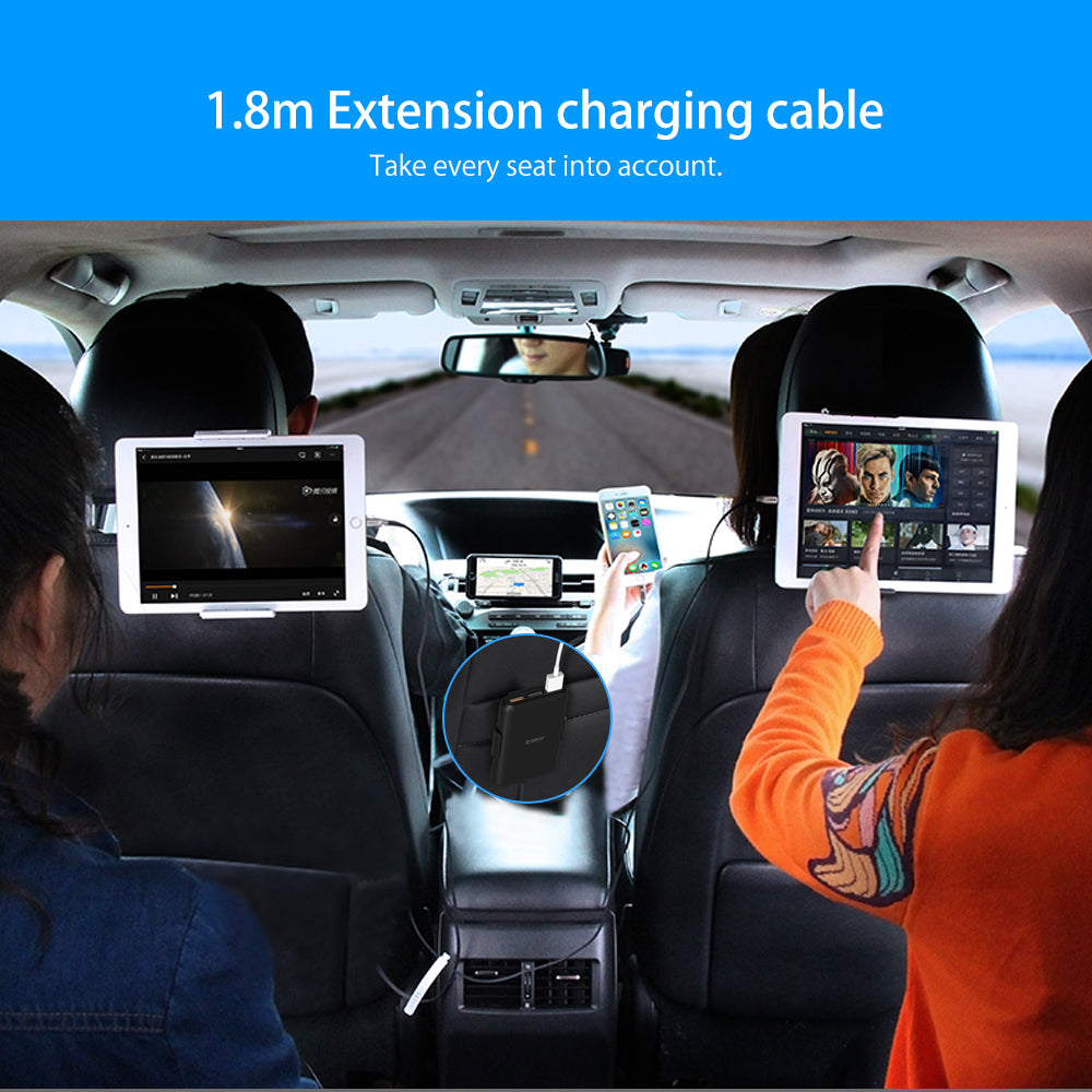 ORICO Fast Charge QC3.0 Car Charger with 5 Ports