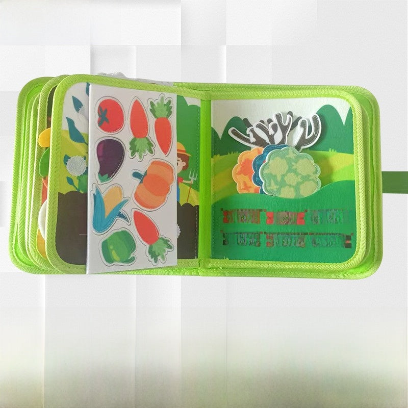 Childrens Tear Resistant Farm Animal 3D Cloth Book