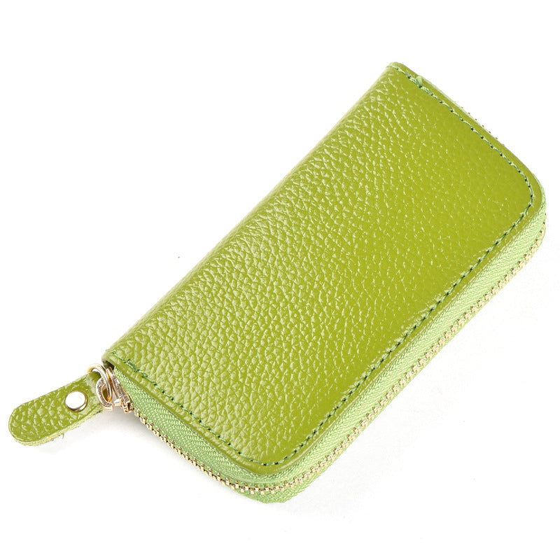 Premium Leather Car Key Holder & Card Case