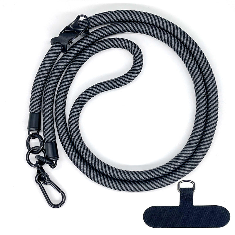 10MM Climbing Rope Mobile Phone Lanyard Gasket Adjustable Crossbody Mobile Phone Strap Camera Strap Rope Anti-lost Neck Rope