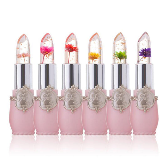 Flower Crystal Jelly Lip Gloss Collection