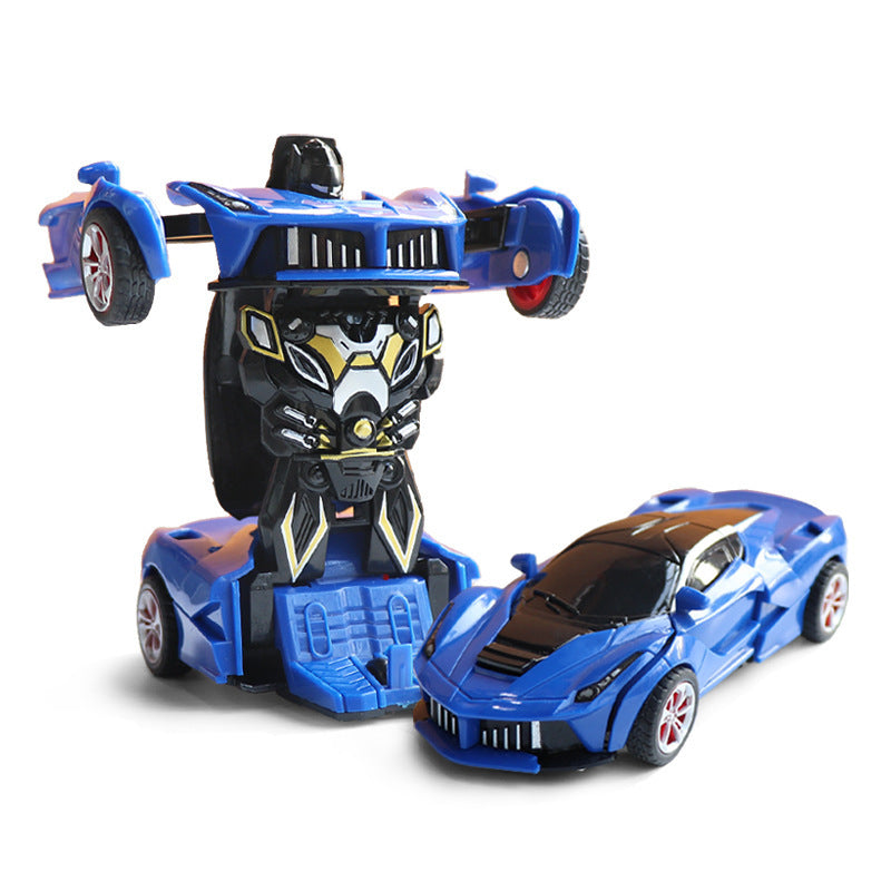 Children's transformable toy car model