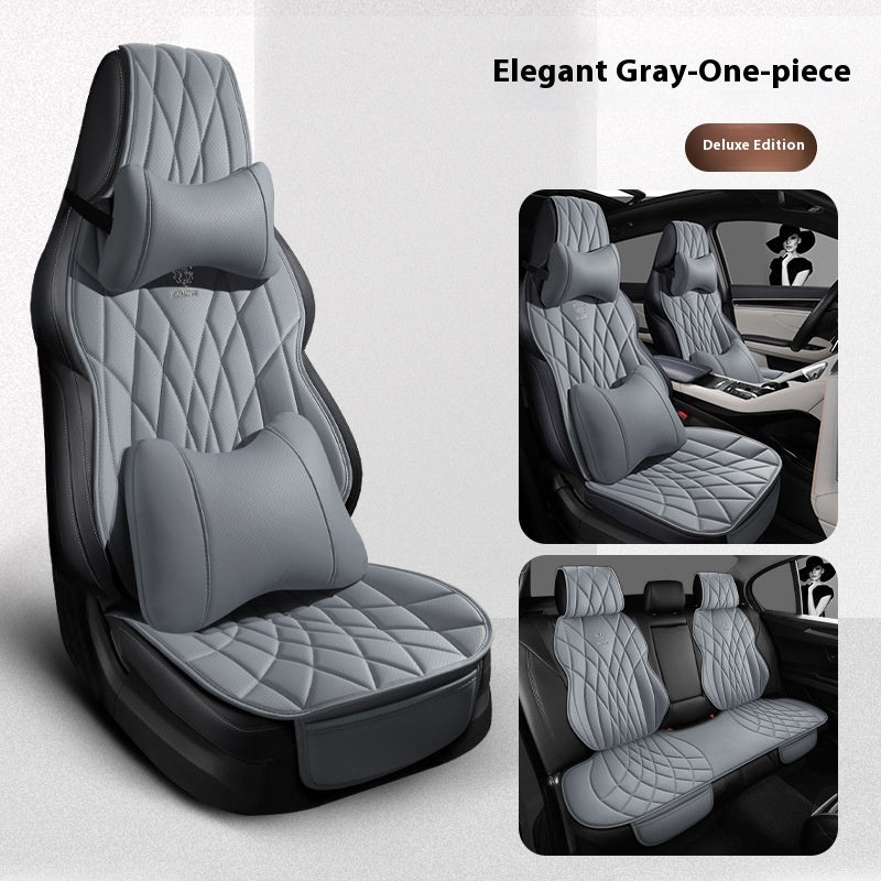 Universal Leatherette Car Seat Covers - Five-Seat Set
