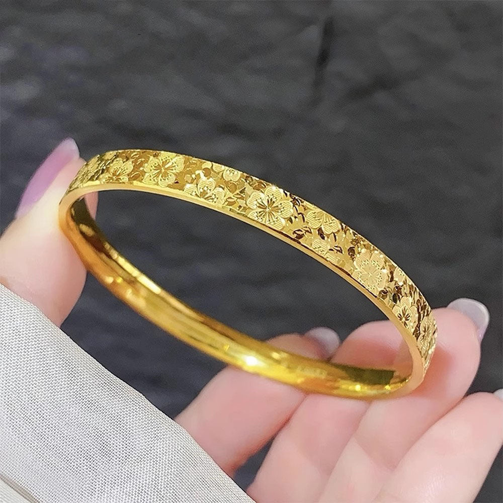 Sakura Crushed Ice Bracelet For Women Solid High-End Crushed Style
